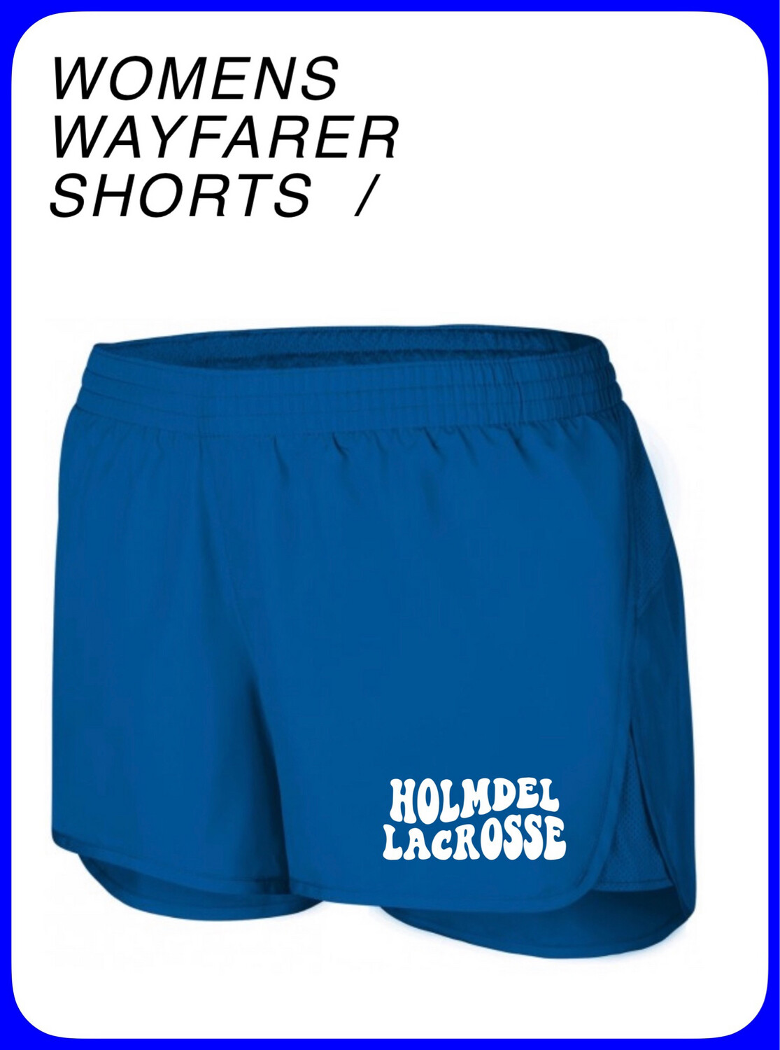 Augusta Youth &amp; Woman’s Shorts ROYAL 