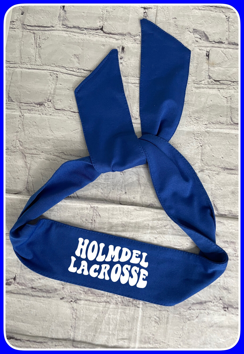Holmdel Lacrosse Tie Back Headband 