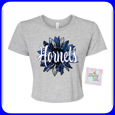 Hornets Daisy Cropped T shirt