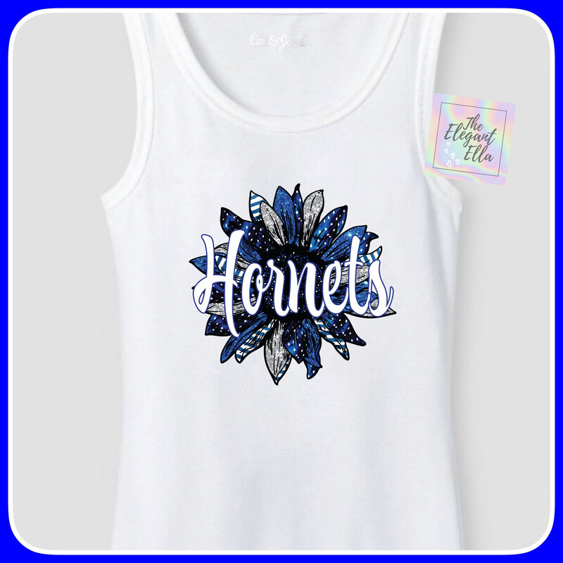 YOUTH And ADULT Hornets Daisy  Tank Top