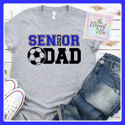 Senior DAD 2024 gray t-shirt
