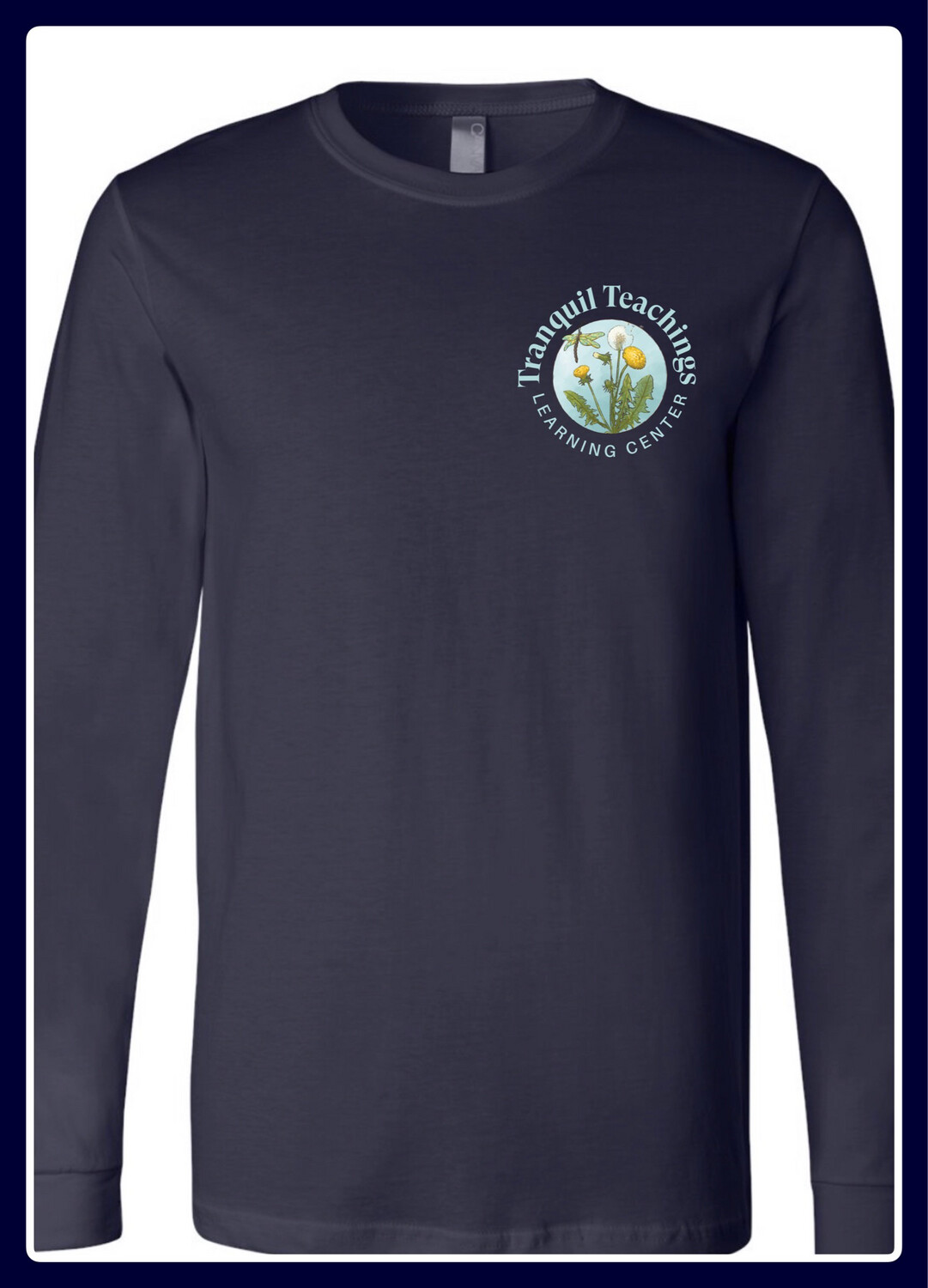 NAVY Tranquil Teaching LONG SLEEVE T shirt - Toddler, Youth &amp; ADULT
