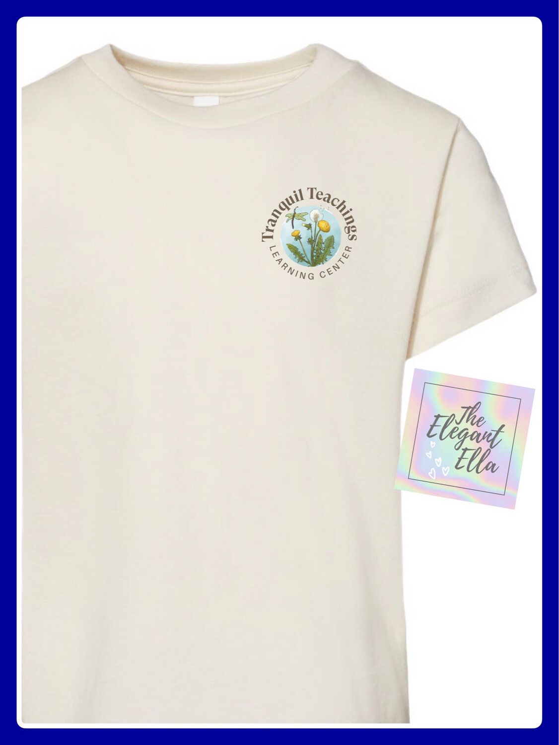 Natural TODDLER And YOUTH T Shirt 