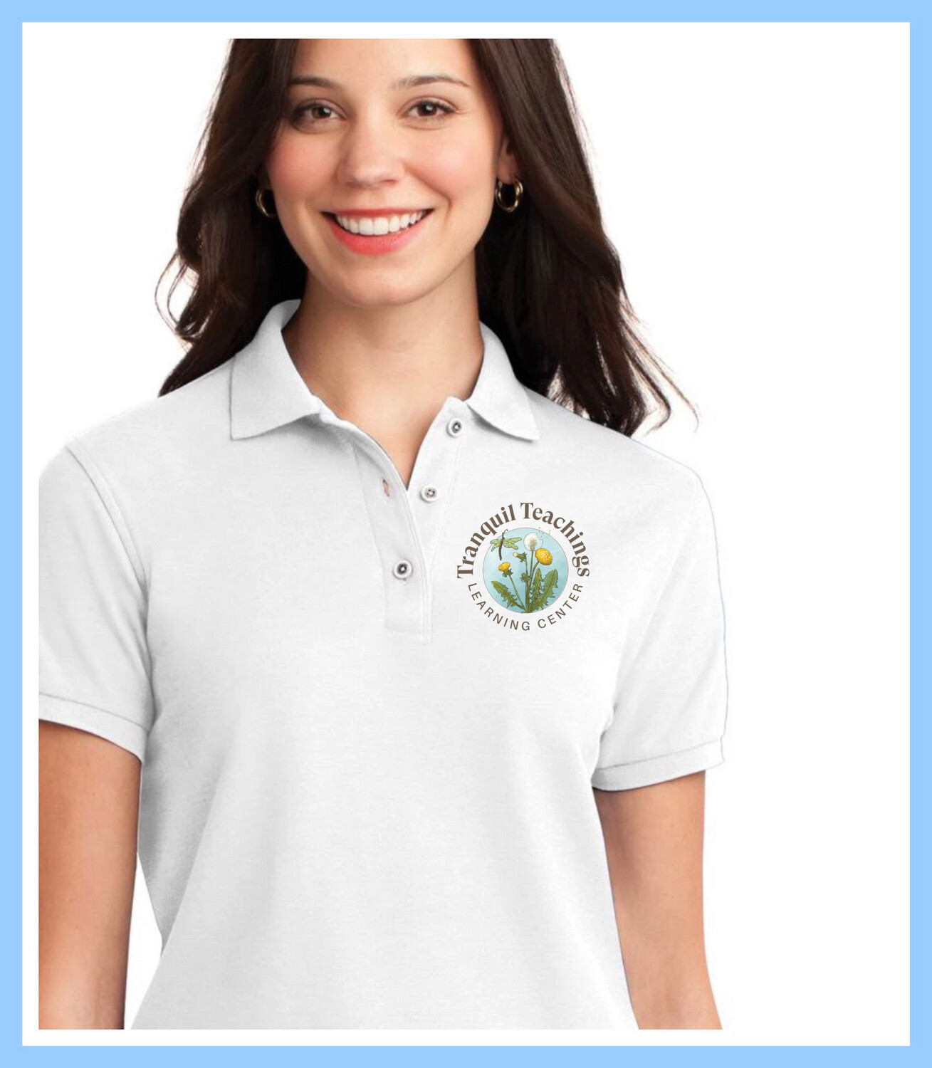 Woman’s White Polo