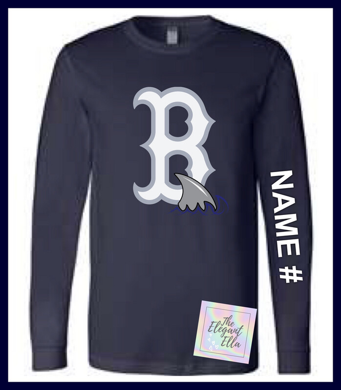 Bay Shore Sharks Long Sleeve T Shirt