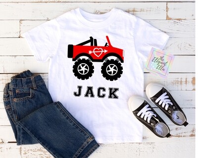 Personalized Valentine Jeep t-shirt
