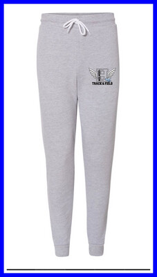 Heather Gray Track And field Bella canvas unisex joggers