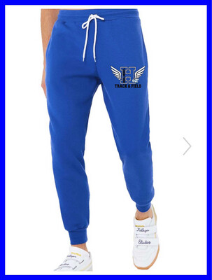ROYAL BLUE Track And field Bella canvas unisex joggers