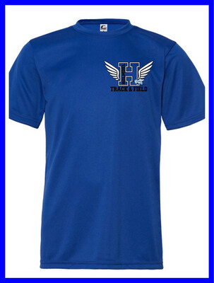 Royal blue Track & Field Dri Fit t shirt