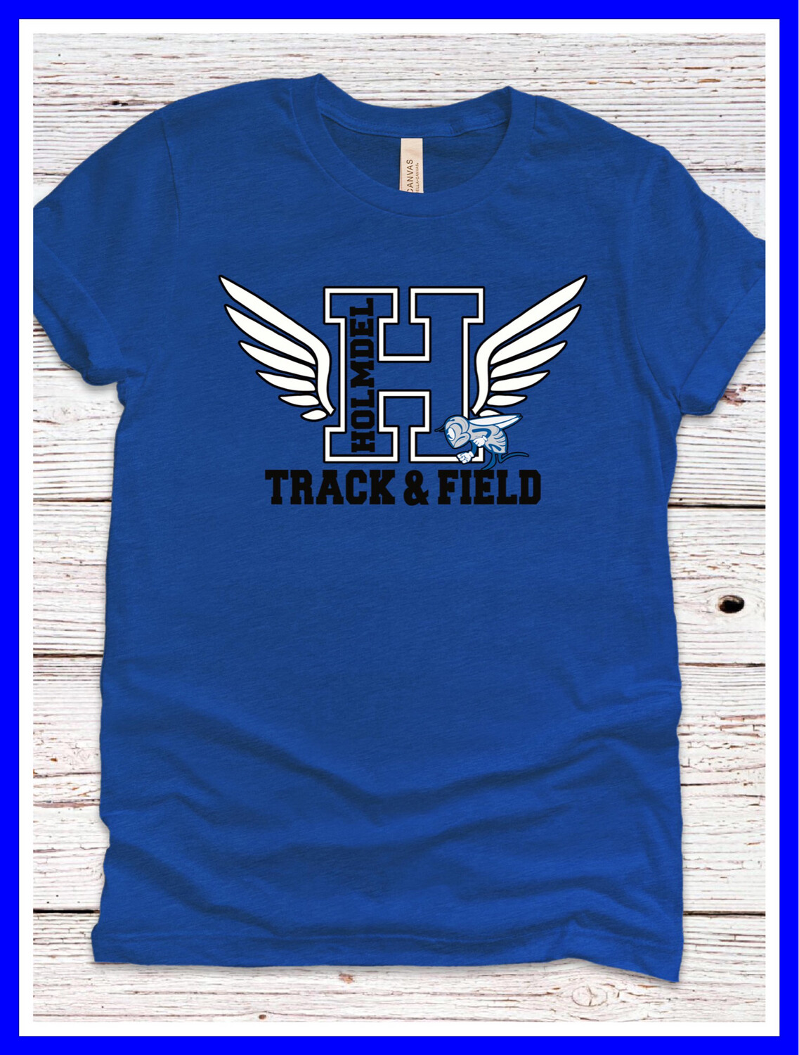 Royal Blue Holmdel Track &amp; Field T shirt