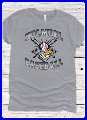 Holmdel Baseball Gray T-Shirt