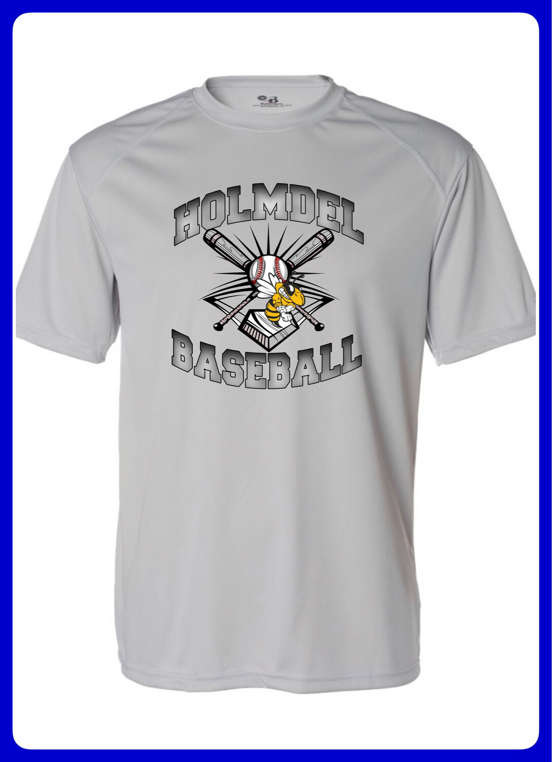 Holmdel Baseball Silver Dri Fit T-Shirt