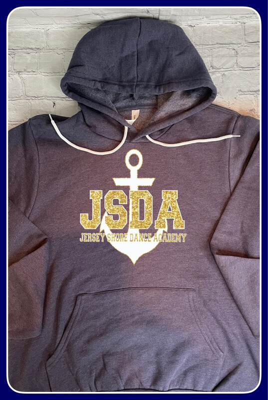 JSDA Adult Heather Navy Bella Canvas Sweatshirt