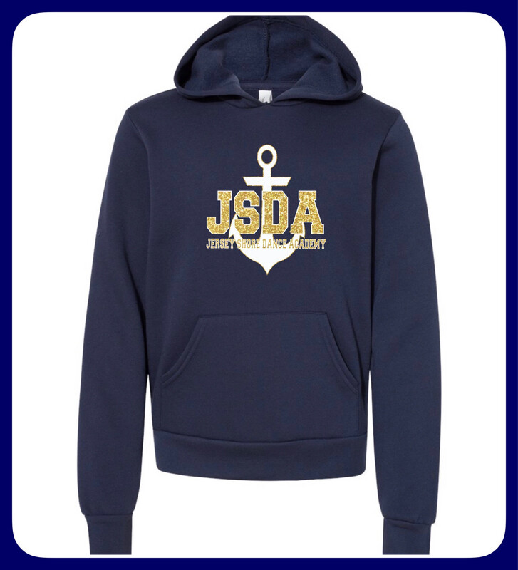 JSDA Youth And Toddler Navy Bella Canvas Sweatshirt