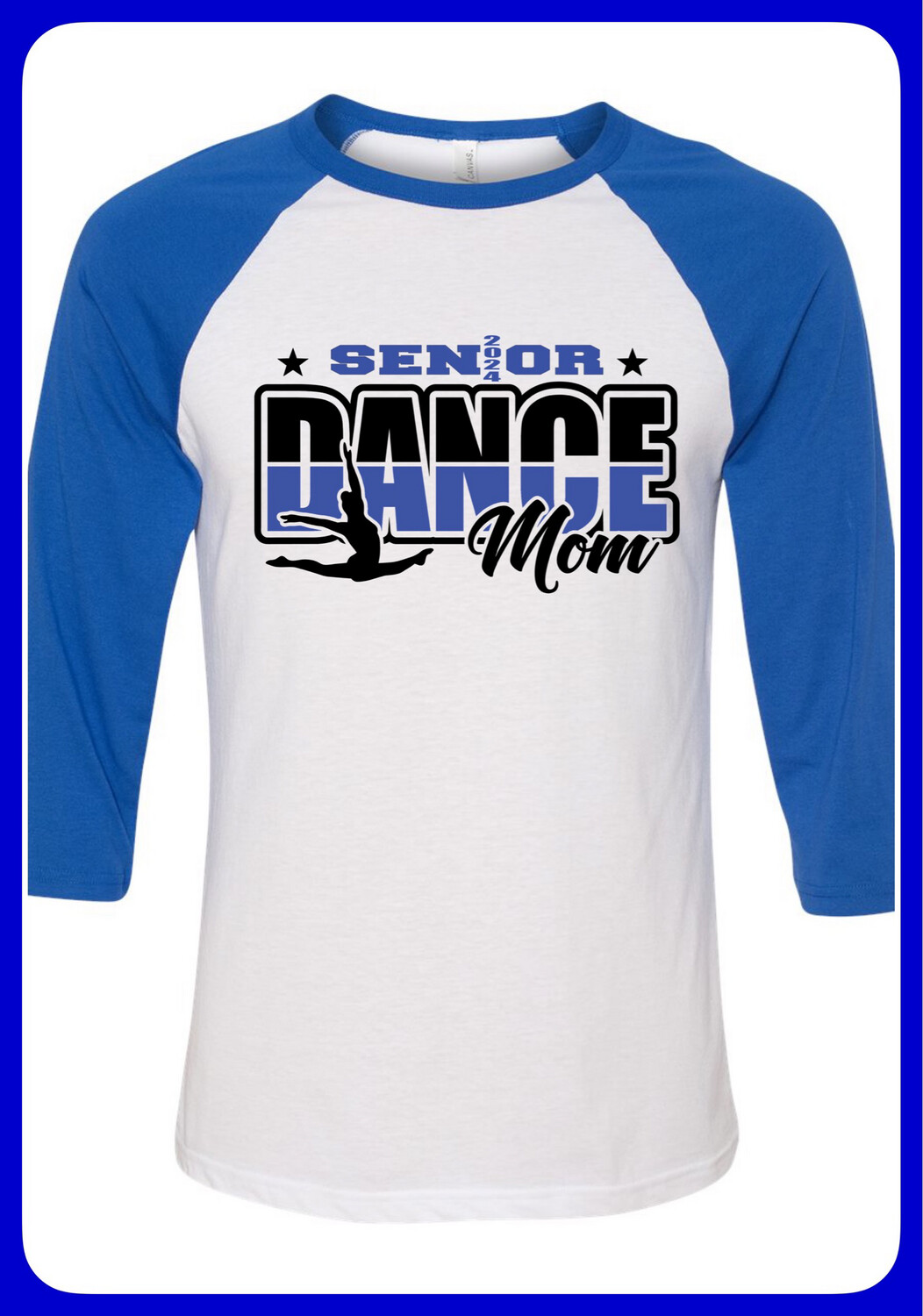 Dance Senior Mom Raglan