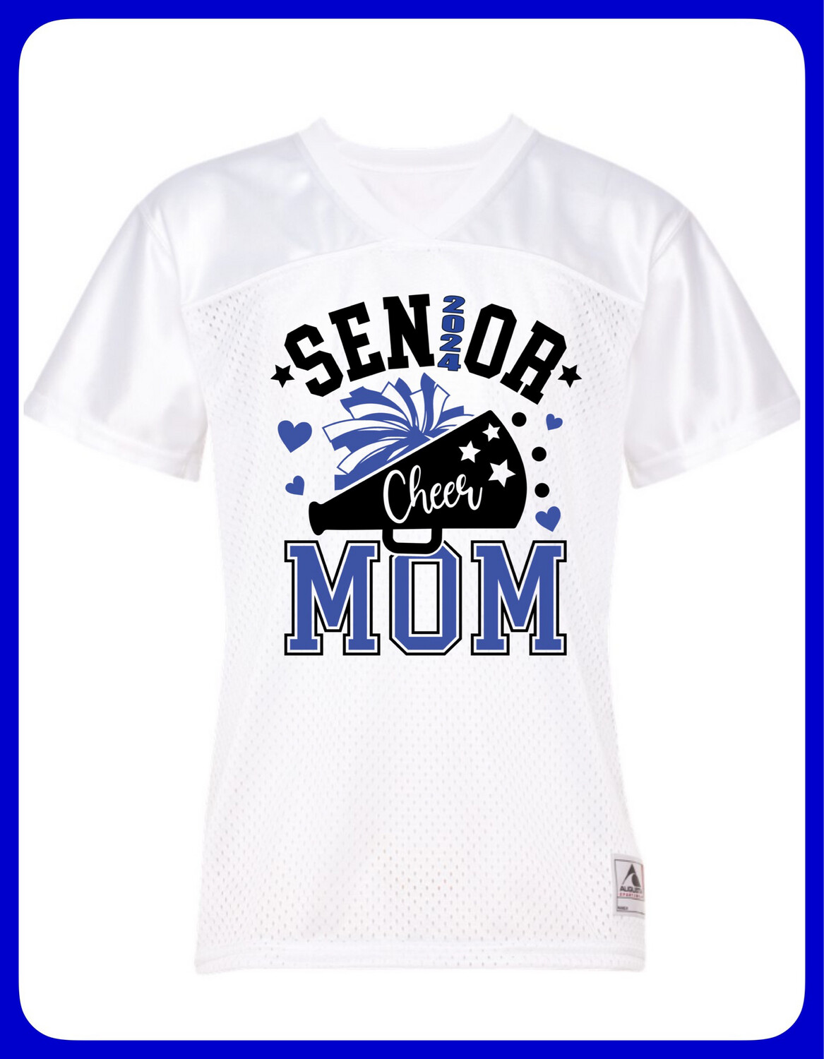 Cheer Senior Mom Replica Sport Jersey