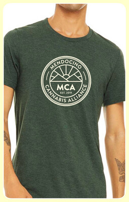 MCA - Bella Canvas heathered Forest Green T Shirt