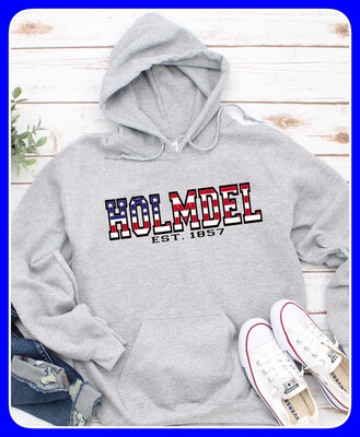 Holmdel, American flag pullover YOUTH & ADULT-