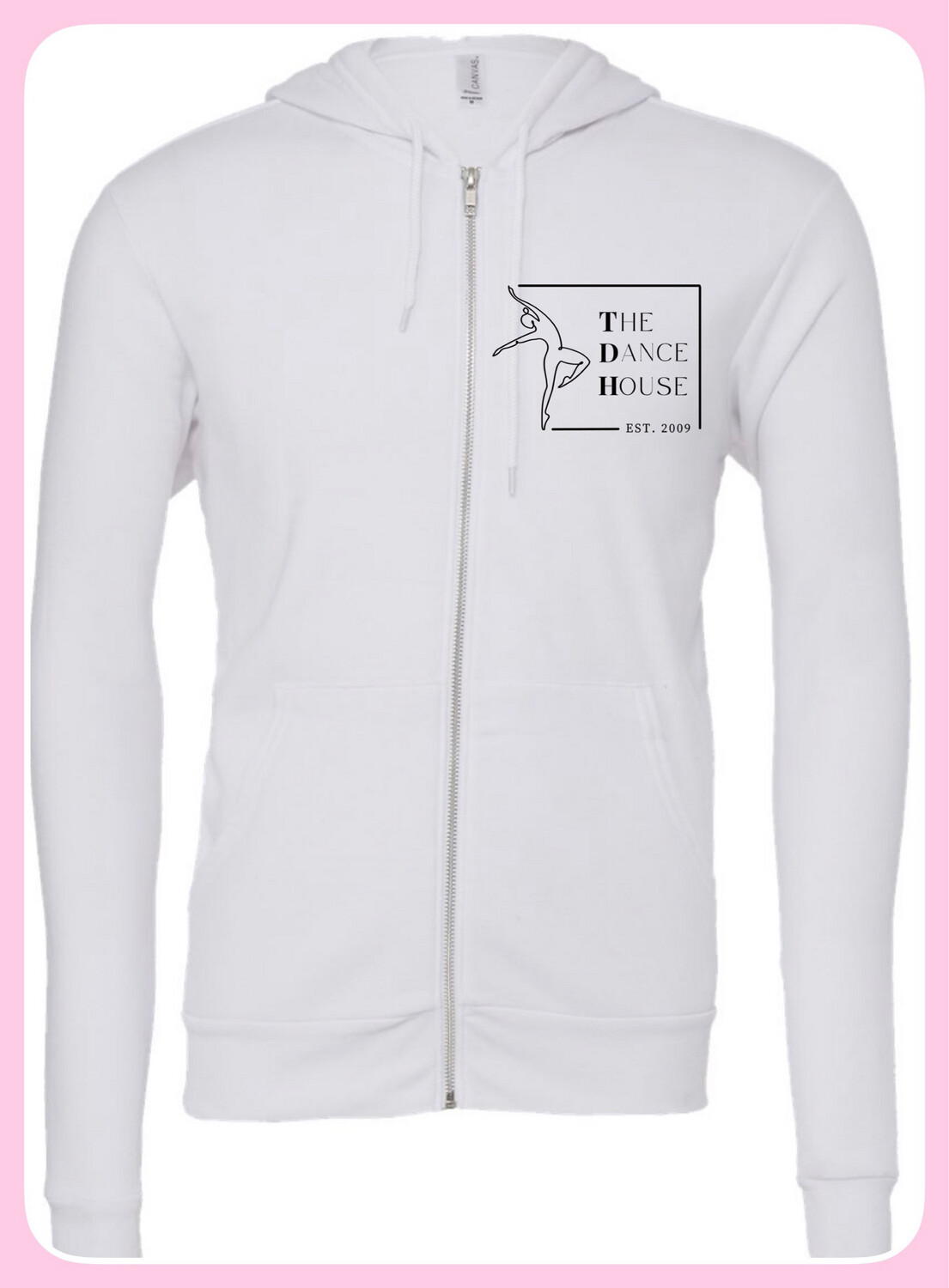 TDH Unisex Bella Canvas Full Zip Hoodie Adult
