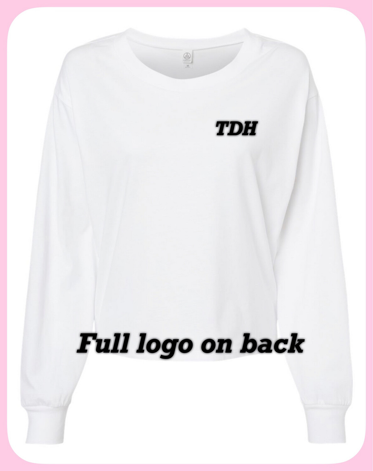 TDH Long Sleeve Cropped T Shirt