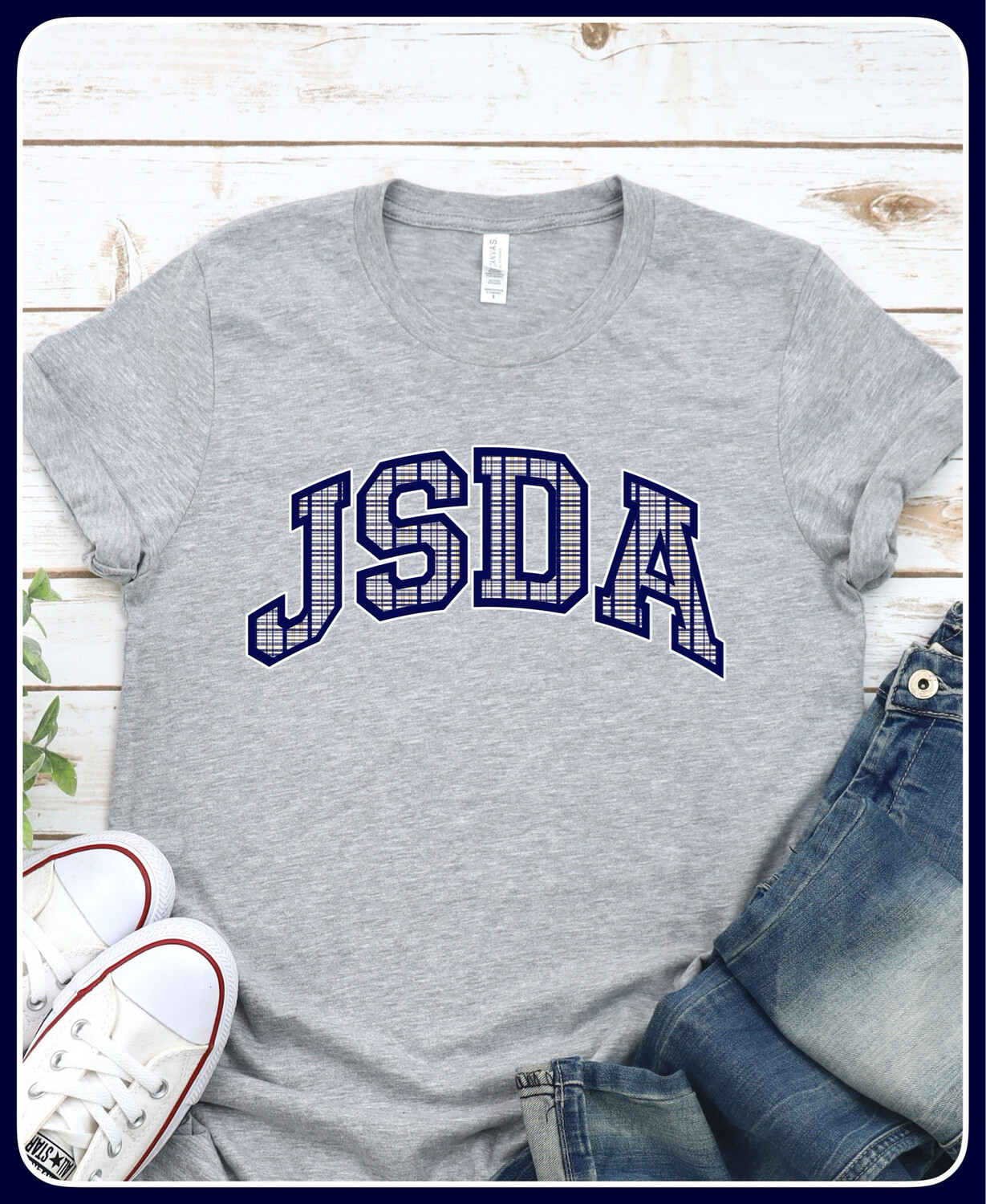 JSDA heather gray T-Shirt Adult- Youth-Toddler