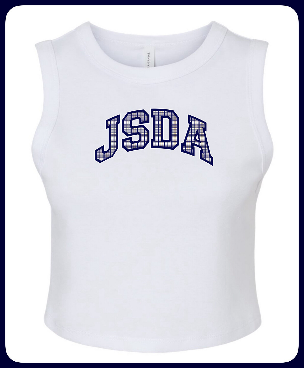 JSDA Youth Performance Tank and Adult Cropped Fitted Tank