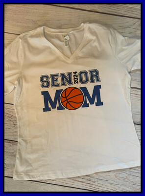 Basketball Senior Mom T Shirt- Personalized