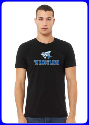 HHS Wrestling Black Or Blue T-Shirt- Cotton