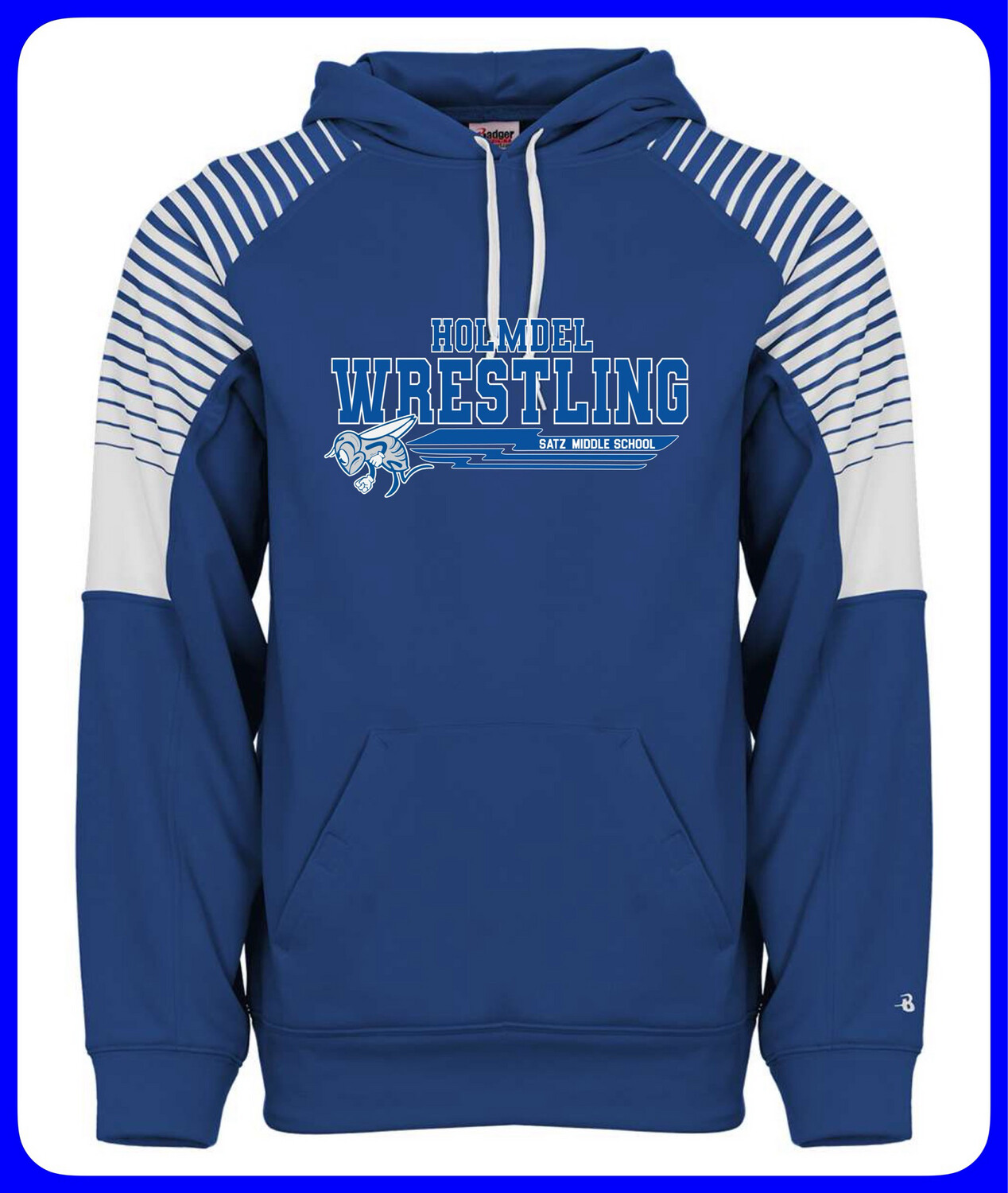 SATZ WRESTLING LINE UP HOODED PULLOVER