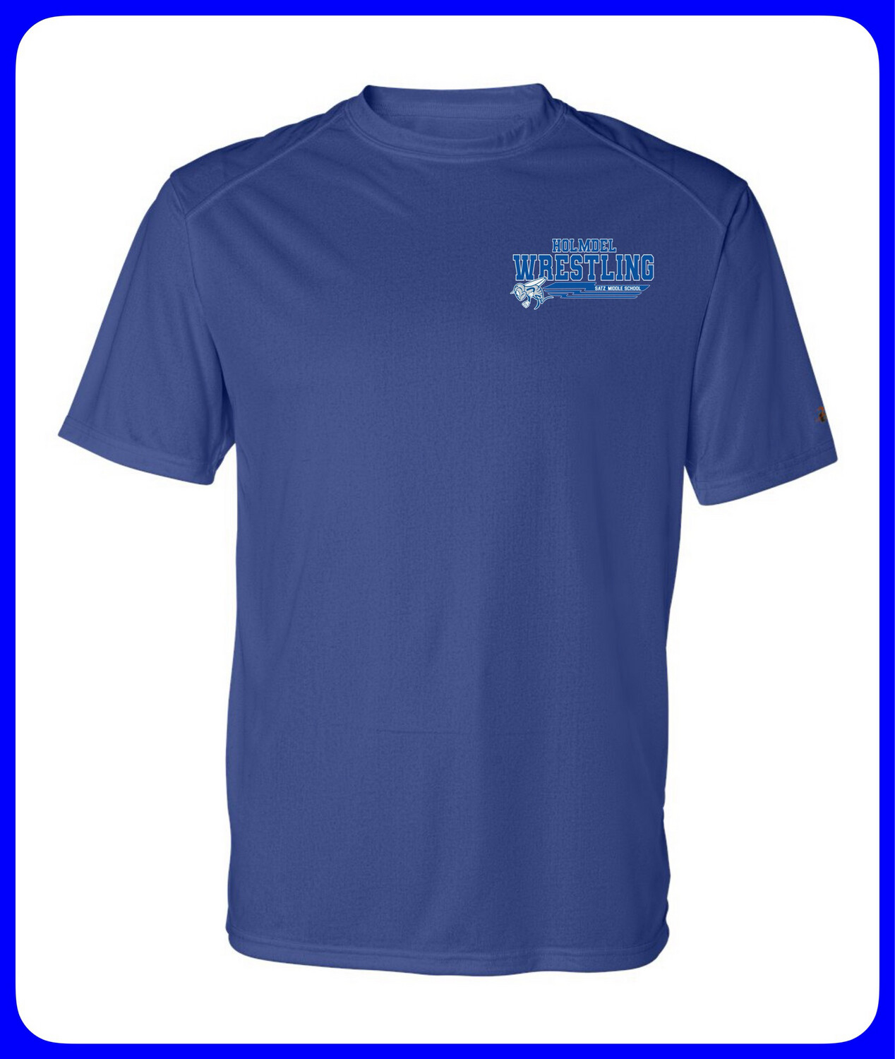 SATZ WRESTLING DRI-FIT T shirt- BLACK OR BLUE