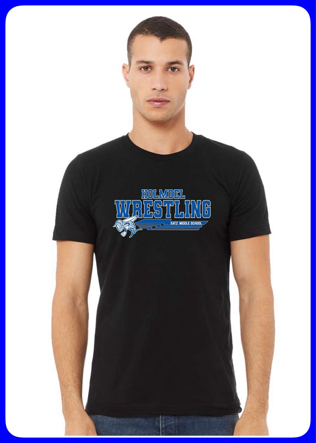 SATZ Wrestling Black Or Blue T-Shirt