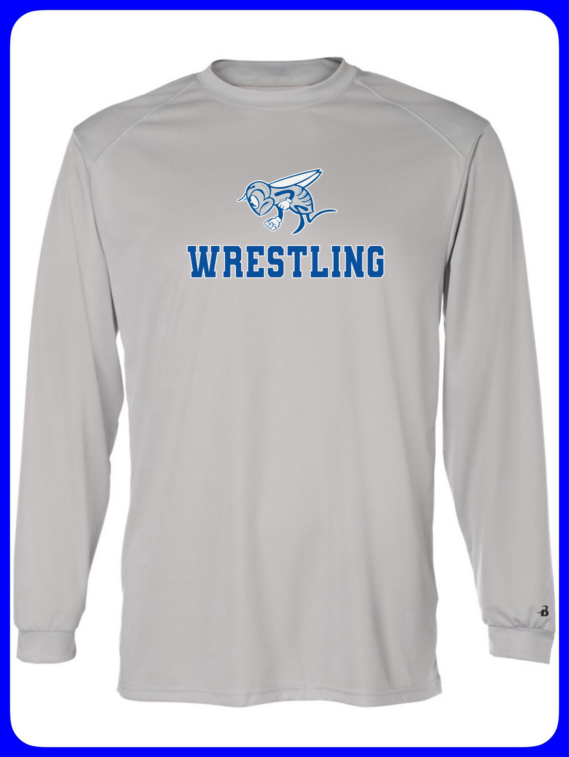 HHS Wrestling Long sleeve Dri-Fit Silver Or Charcoal