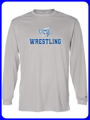 HHS Wrestling Long sleeve Dri-Fit Silver Or Charcoal
