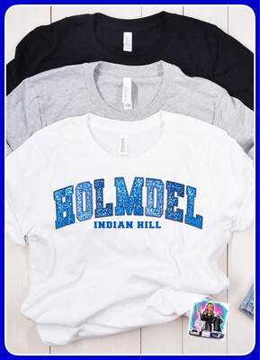 Holmdel Embroidery And Glitter Effect Indian Hill T Shirt