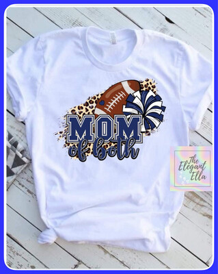 MOM Of BOTH Graphic T- shirt Gray Or White