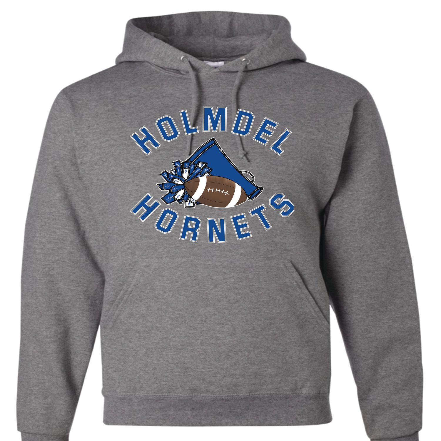 Oxford gray YOUTH &amp; ADULT Holmdel Cheer hoodie