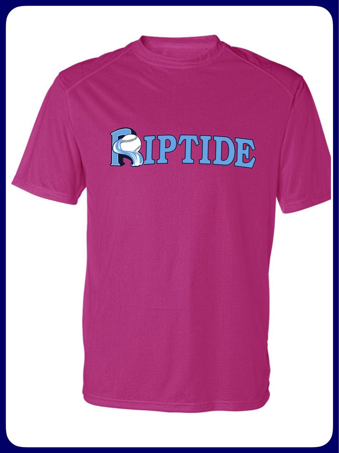 RIPTIDE dri-fit HOT PINK t-shirt