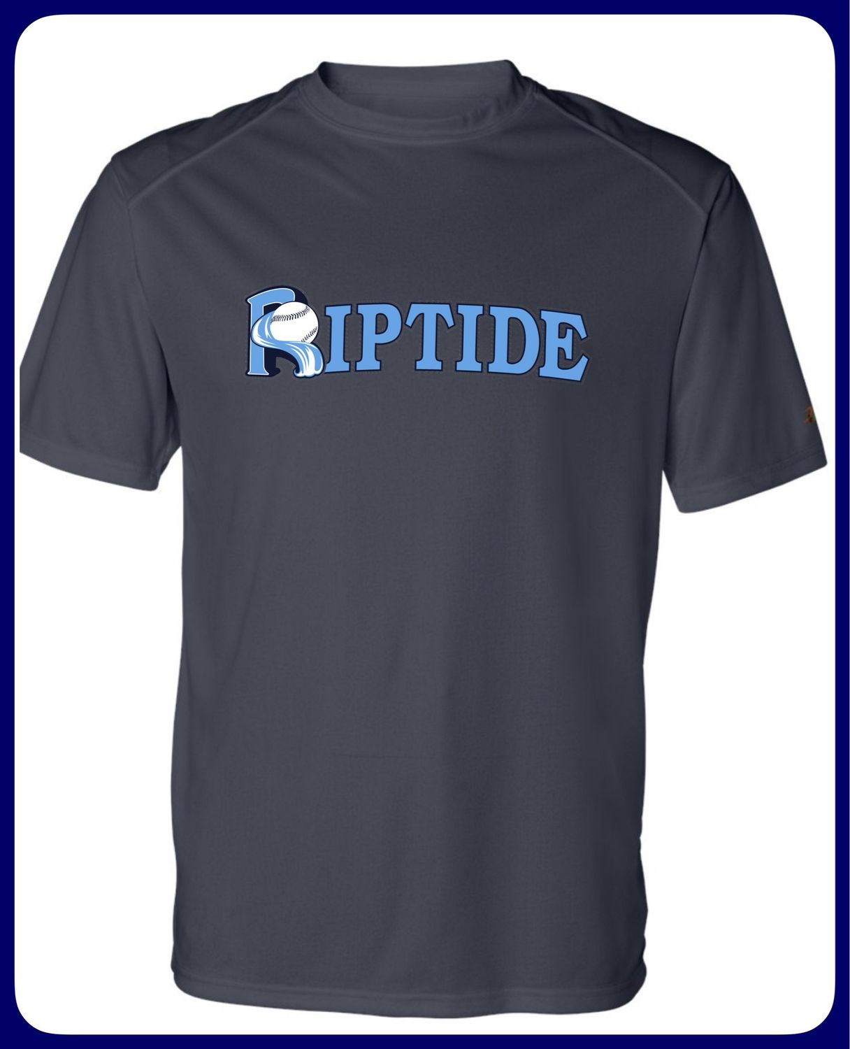 RIPTIDE dri-fit navy t-shirt