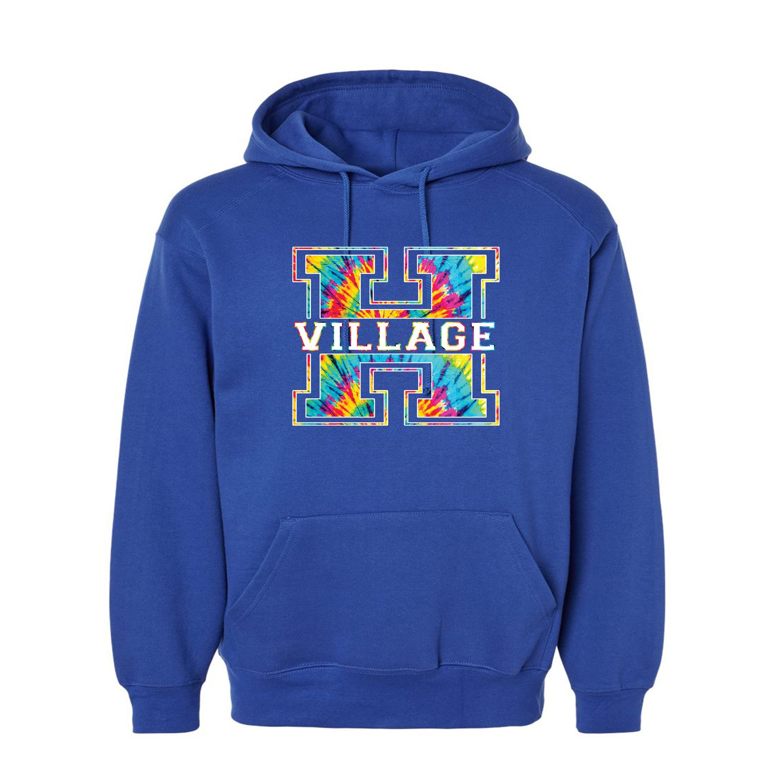 BLUE H Village Holmdel Tie Dye  Hoodie