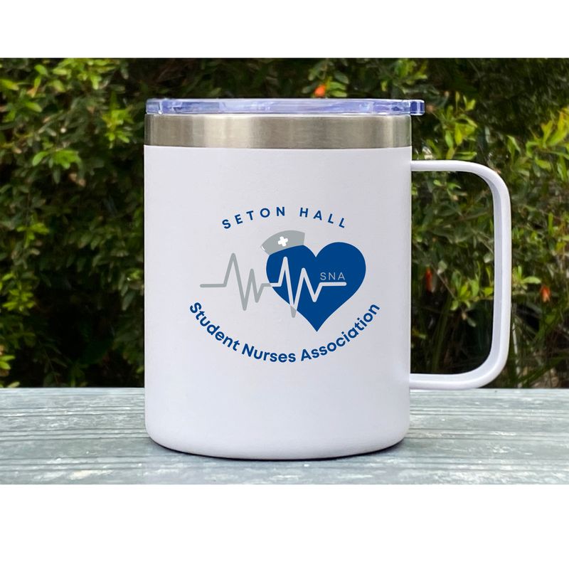 SH stainless steel travel mug