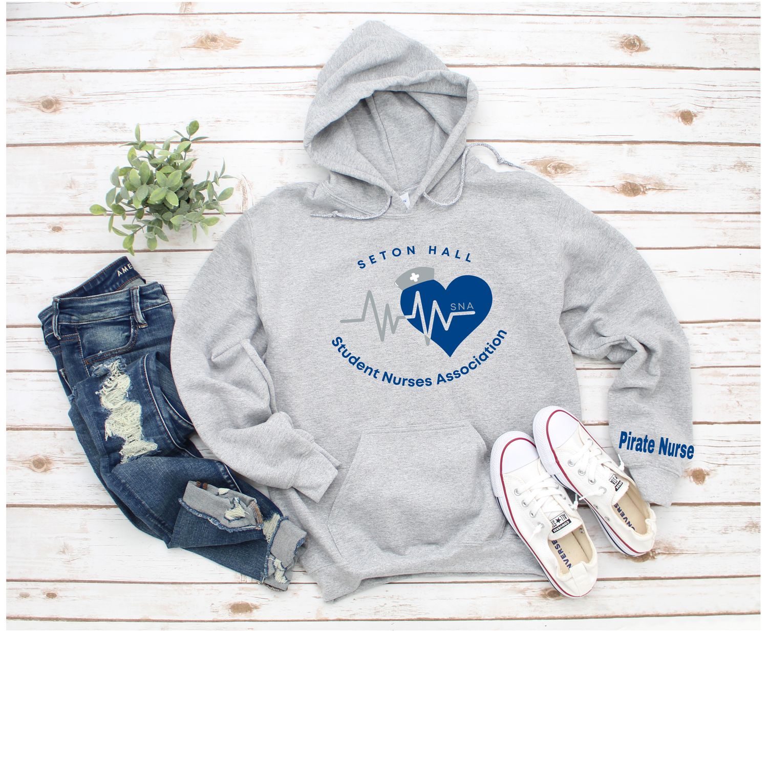 SH light grey hoodie