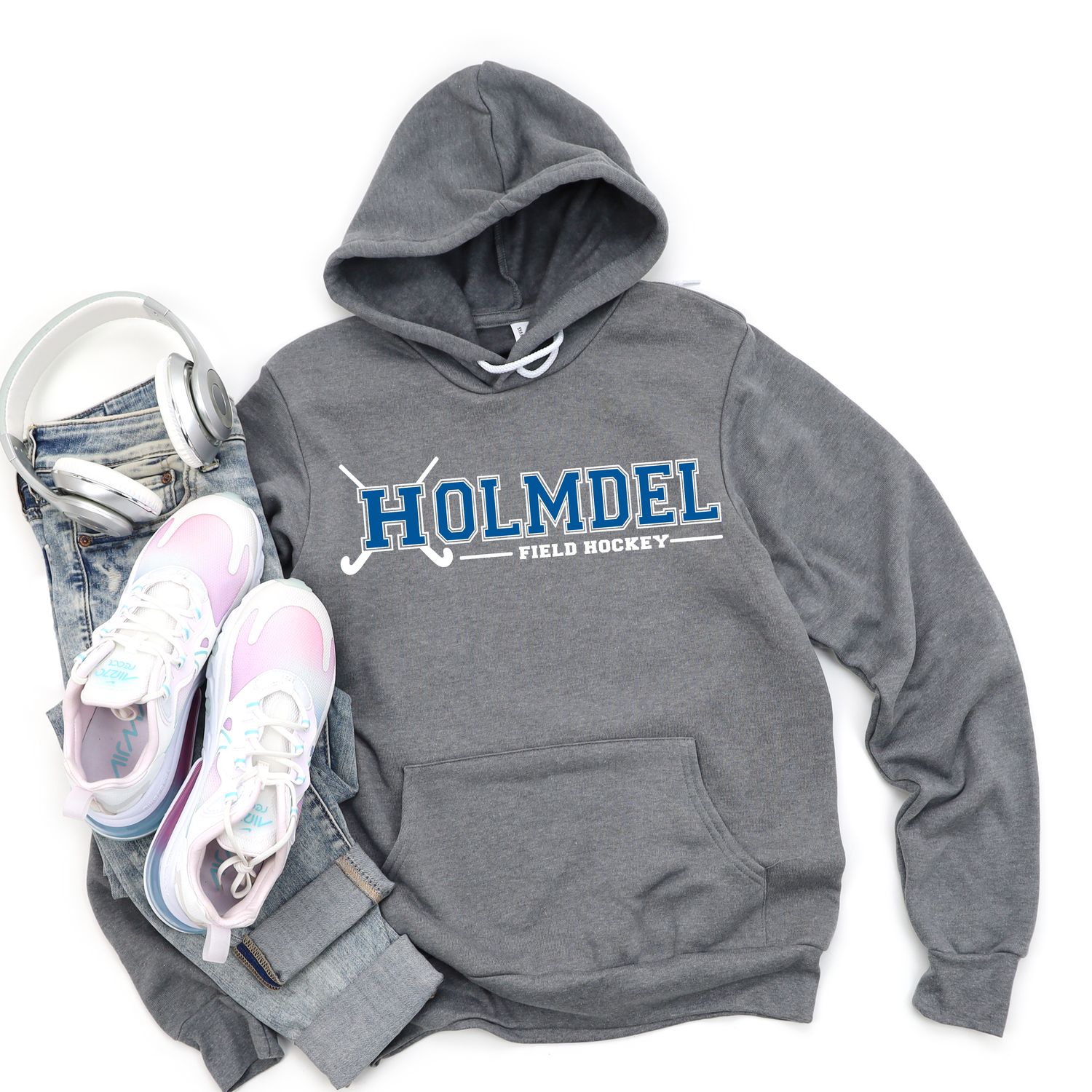 Oxford Gray Holmdel Field Hockey Hoodie