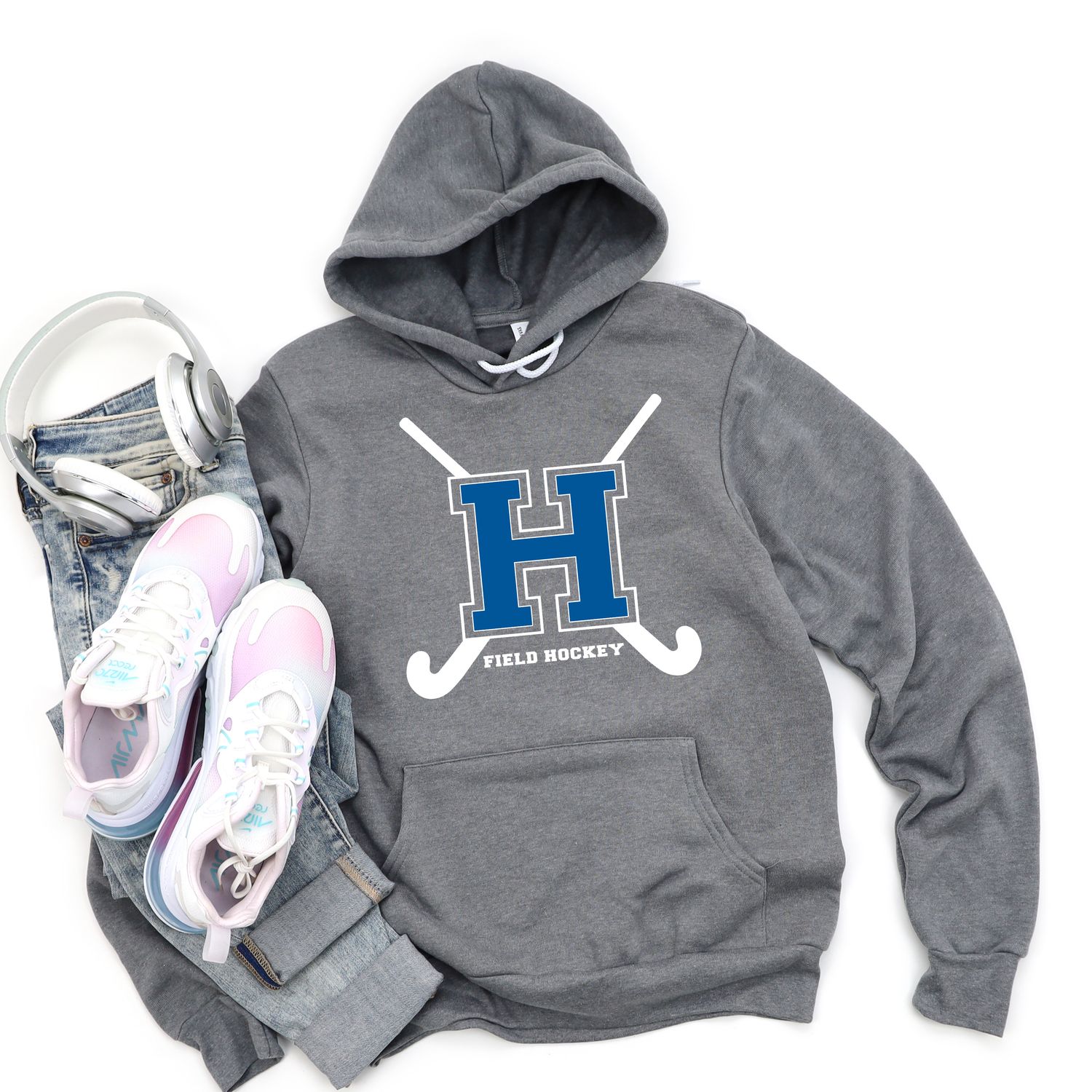 Oxford Gray H Field Hockey Hoodie