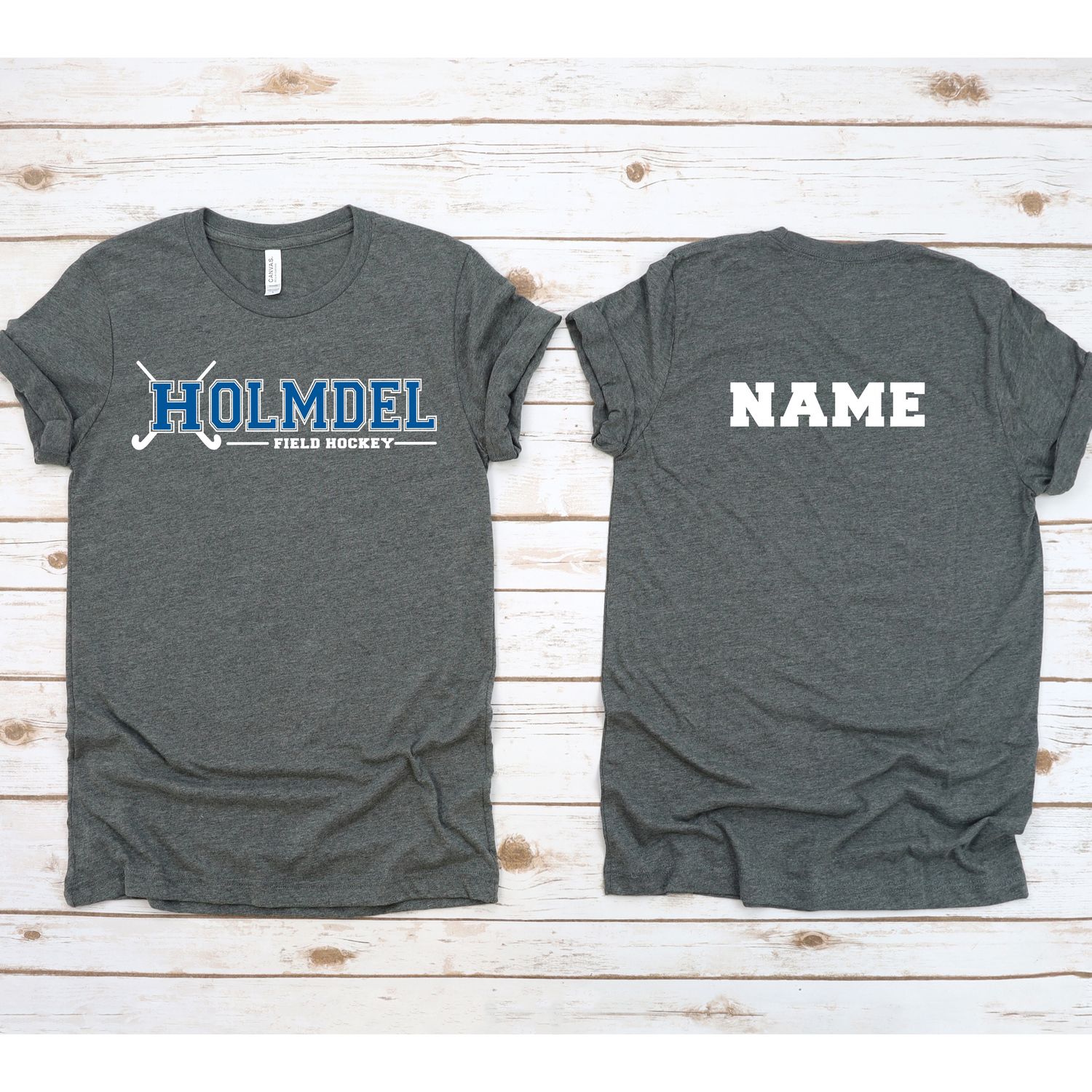 Oxford Gray Holmdel Field Hockey T shirt