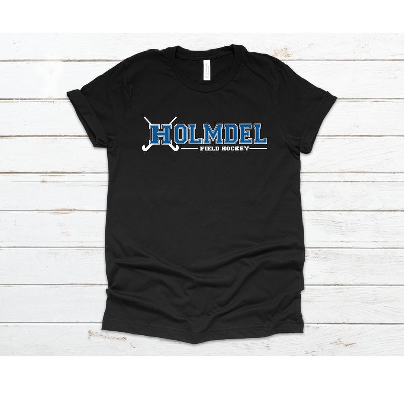 Black Holmdel Field Hockey T shirt