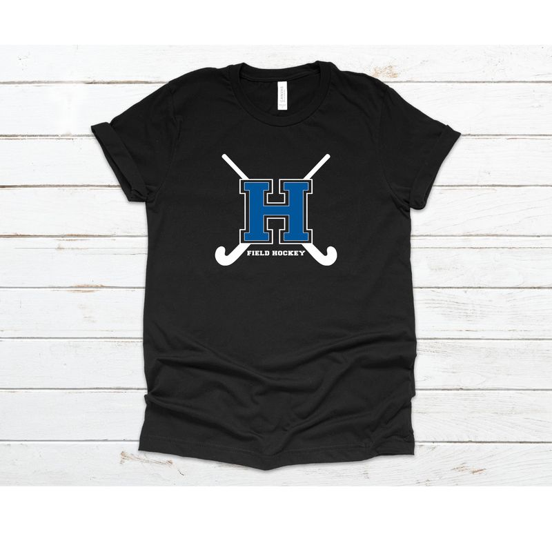Black H Field Hockey T shirt