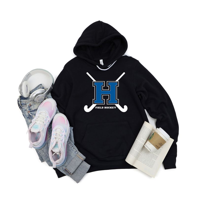 Black H Field Hockey Hoodie
