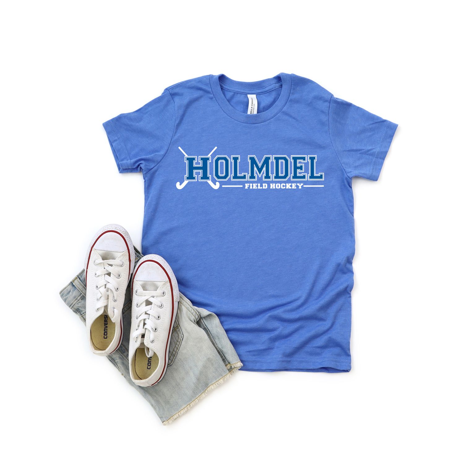 Blue Holmdel Field Hockey T shirt
