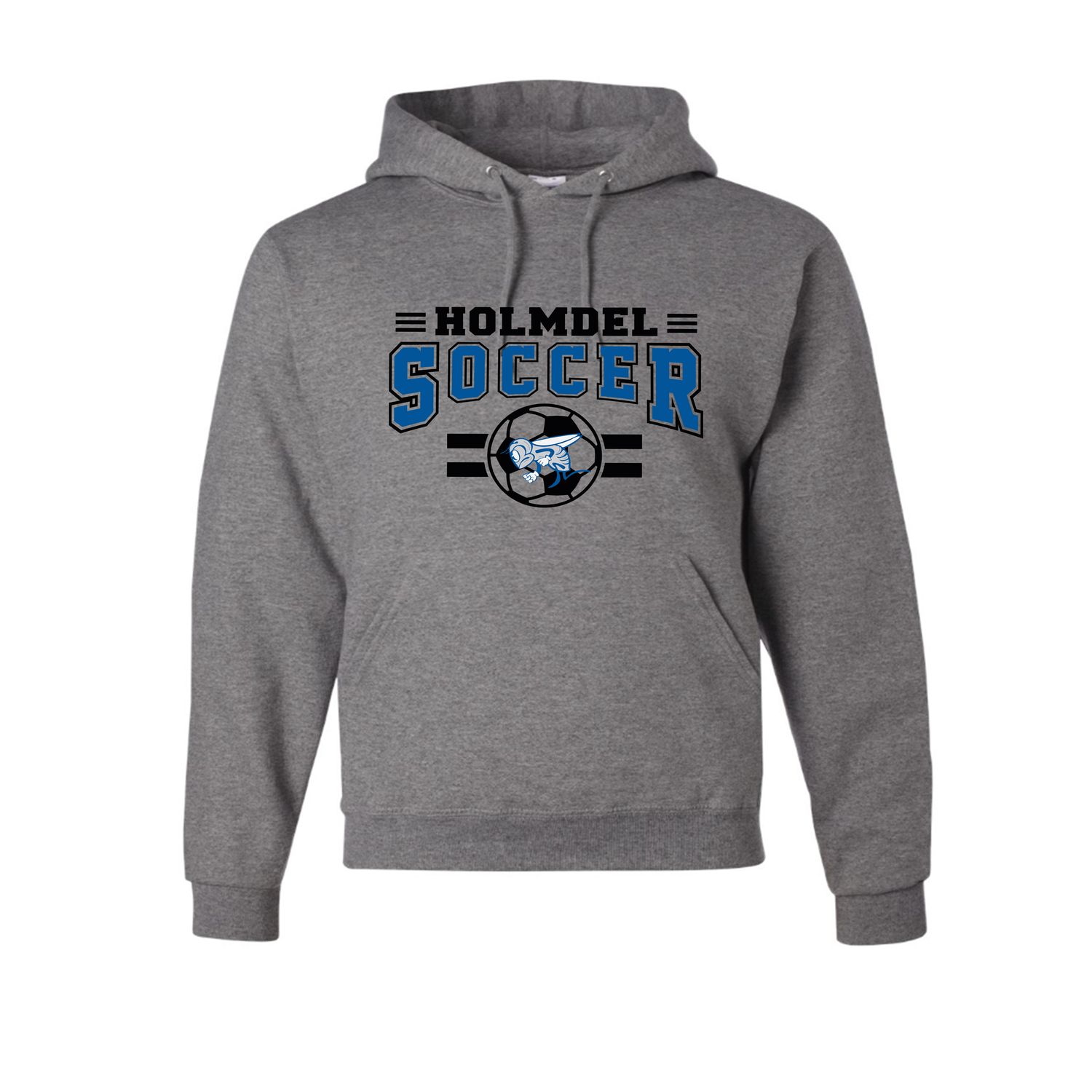Holmdel Soccer Sweatshirt- oxford gray