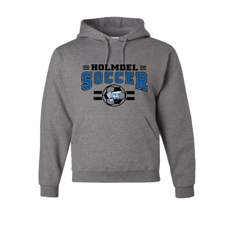Holmdel Soccer Sweatshirt- oxford gray